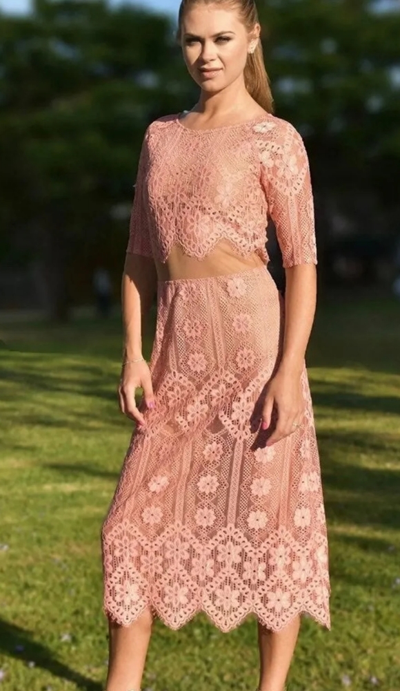 PRICE DROP!! 💥💥🌤️🌤️For Love And Lemons Midi Illusion Dress (S) - Picture 14 of 16